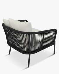 Fauteuil outdoor Santa Monica - Blanc Écru