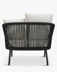 Fauteuil outdoor Santa Monica - Blanc Écru