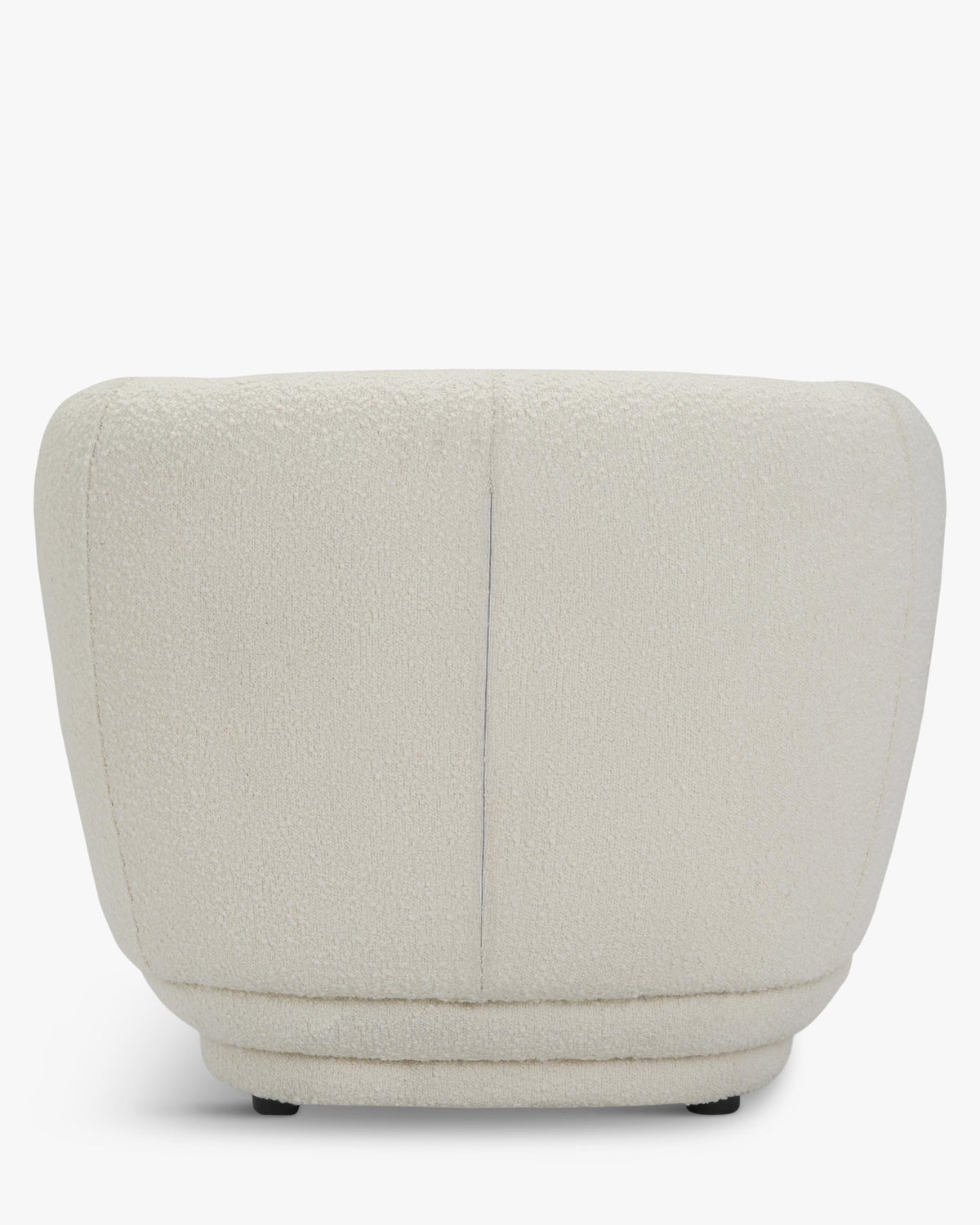 Fauteuil cosy Giulia texturé - Ecru bouclé