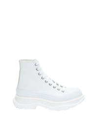Sneakers montantes à lacets - White