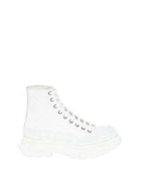 Sneakers montantes à lacets - White