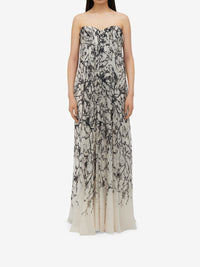 Robe imprimée en soie - Calico