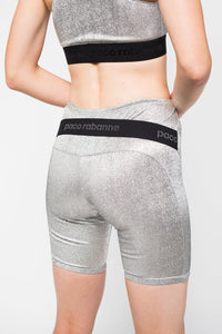 Cycliste Bodyline scintillant - Silver