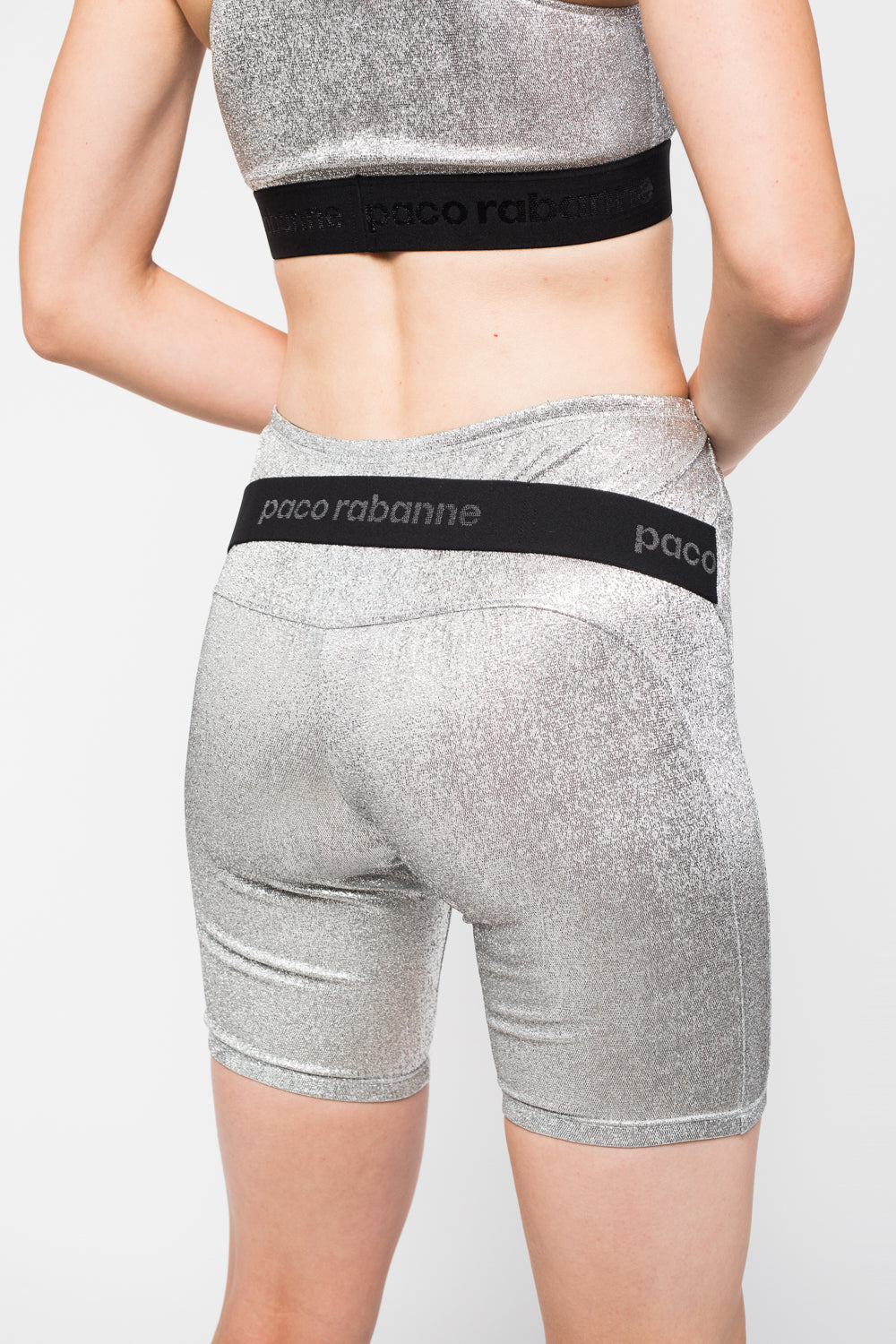 Cycliste Bodyline scintillant - Silver