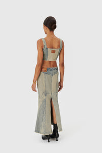 PRIX MARQUE : 170€_Grey Denim Top - Grey Denim