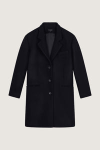 NAVY _ Manteau Victor en laine - Navy