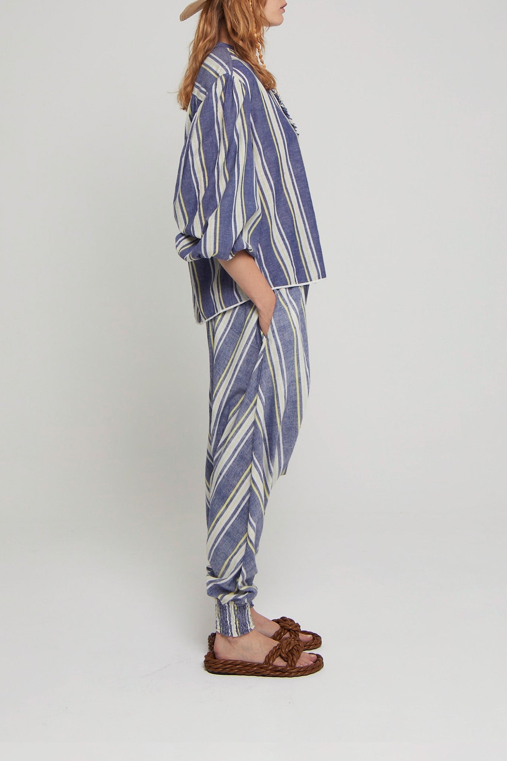 Pantalon sarouel Banana - Navy