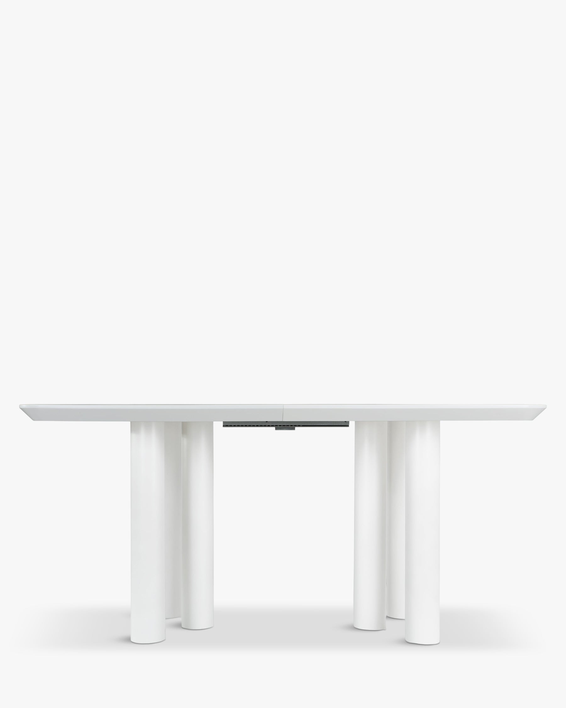 Table à manger extensible Amadeo en bois - Blanc