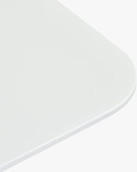 Table à manger extensible Amadeo en bois - Blanc