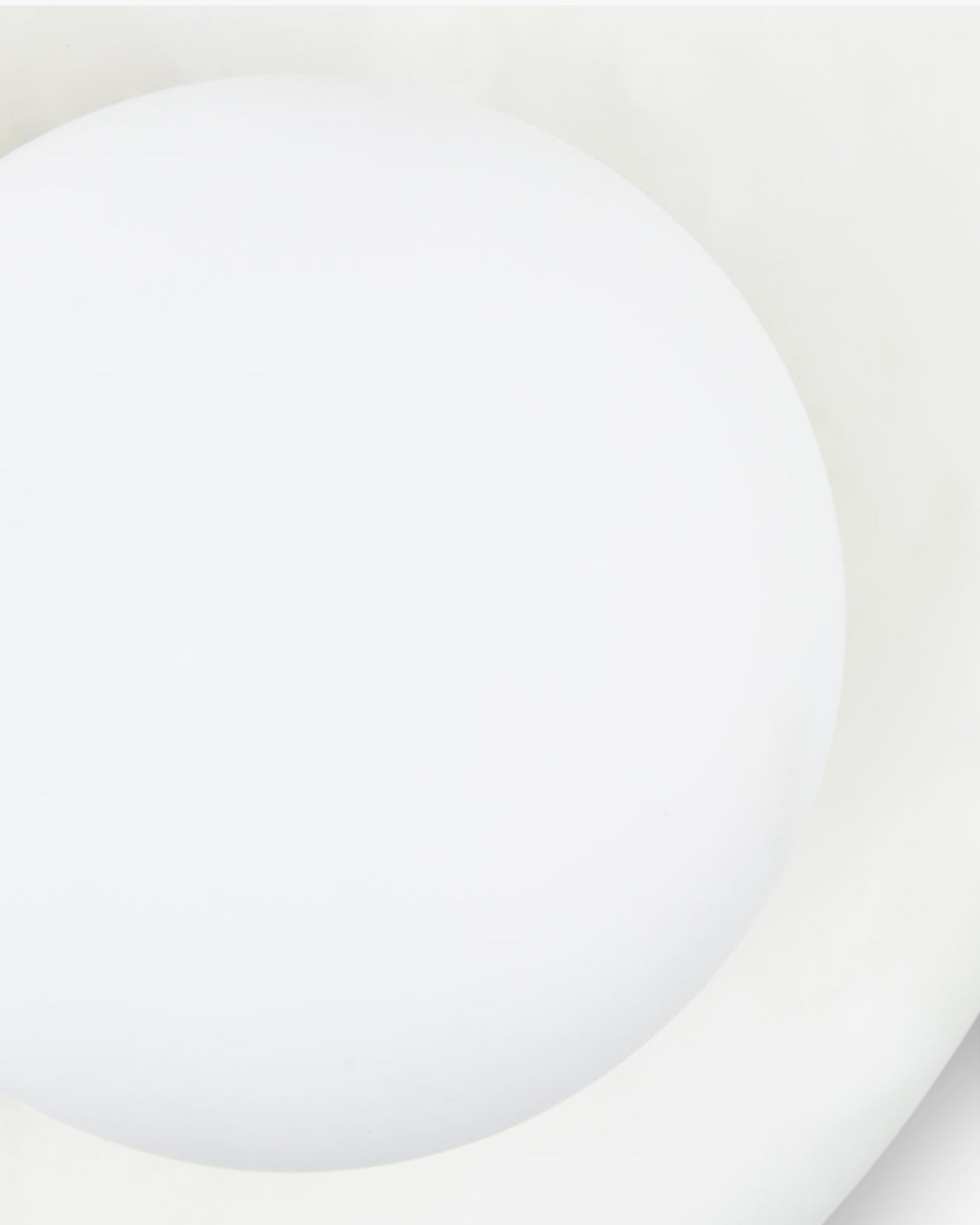 Applique murale Orbe en pierre de Jade - Blanc