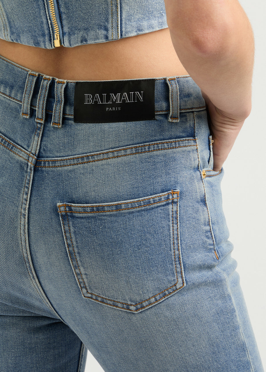 5-pocket denim trousers - Jean Blue