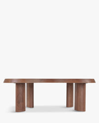 Table basse Antonio en bois - Bois noyer