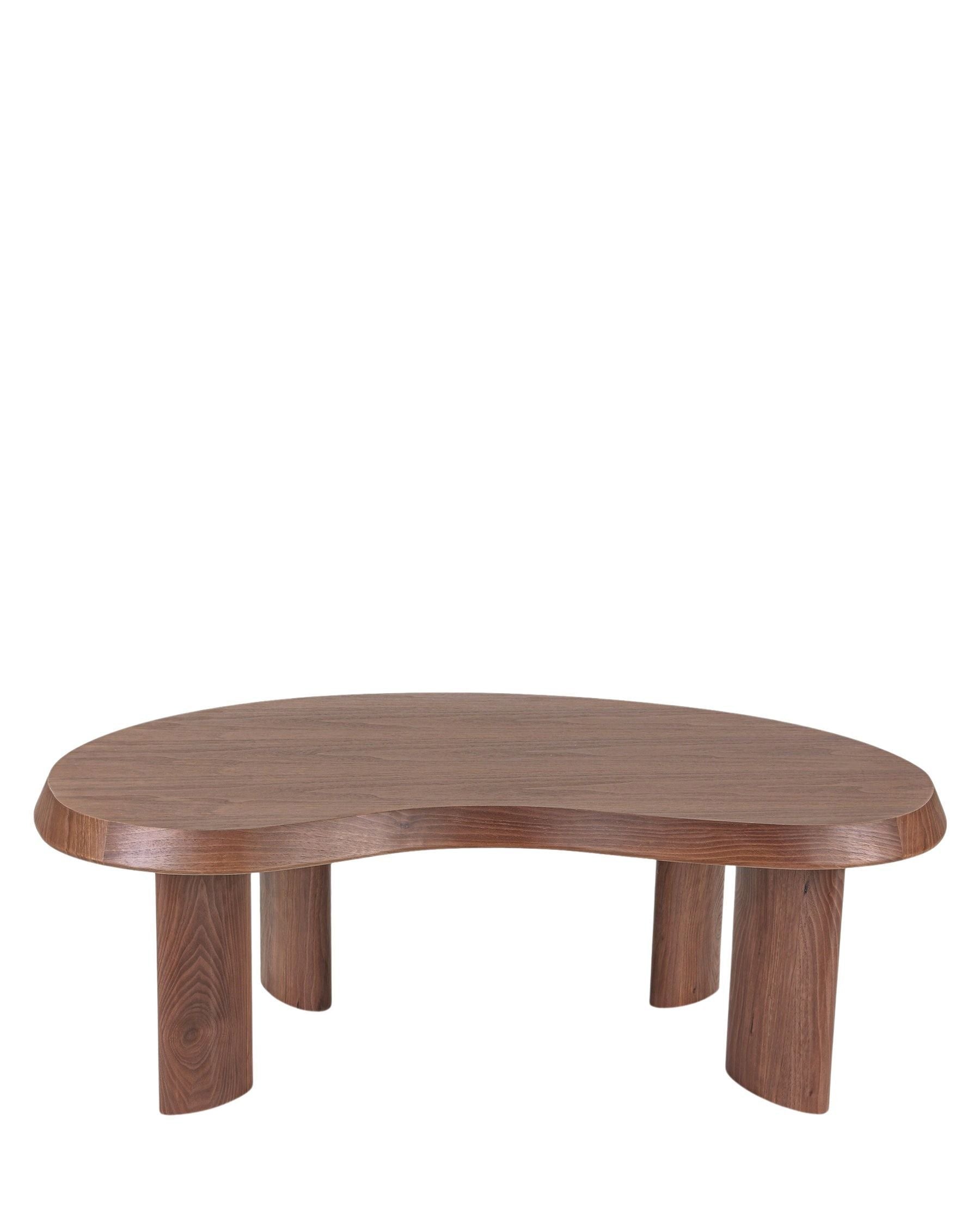 Table basse Antonio en bois - Bois noyer