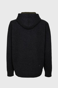 Gilet zippé Camille en cachemire - Anthracite & Kaki