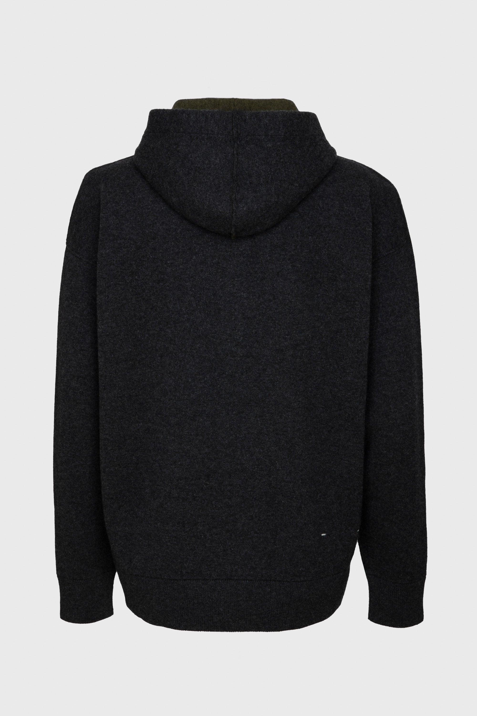 Gilet zippé Camille en cachemire - Anthracite & Kaki