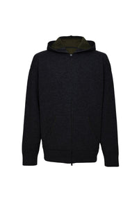 Gilet zippé Camille en cachemire - Anthracite & Kaki