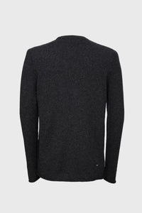 Pull unisexe classique T en cachemire - Anthracite