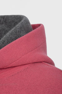 Sweat à capuche unisexe Claude en cachemire réversible - Bubble & Gris Chine