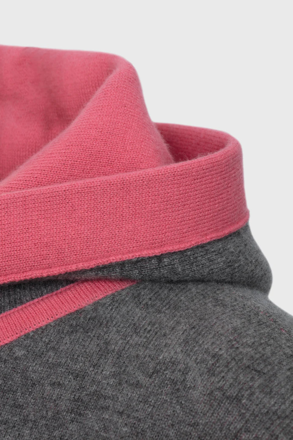 Sweat à capuche unisexe Claude en cachemire réversible - Bubble & Gris Chine