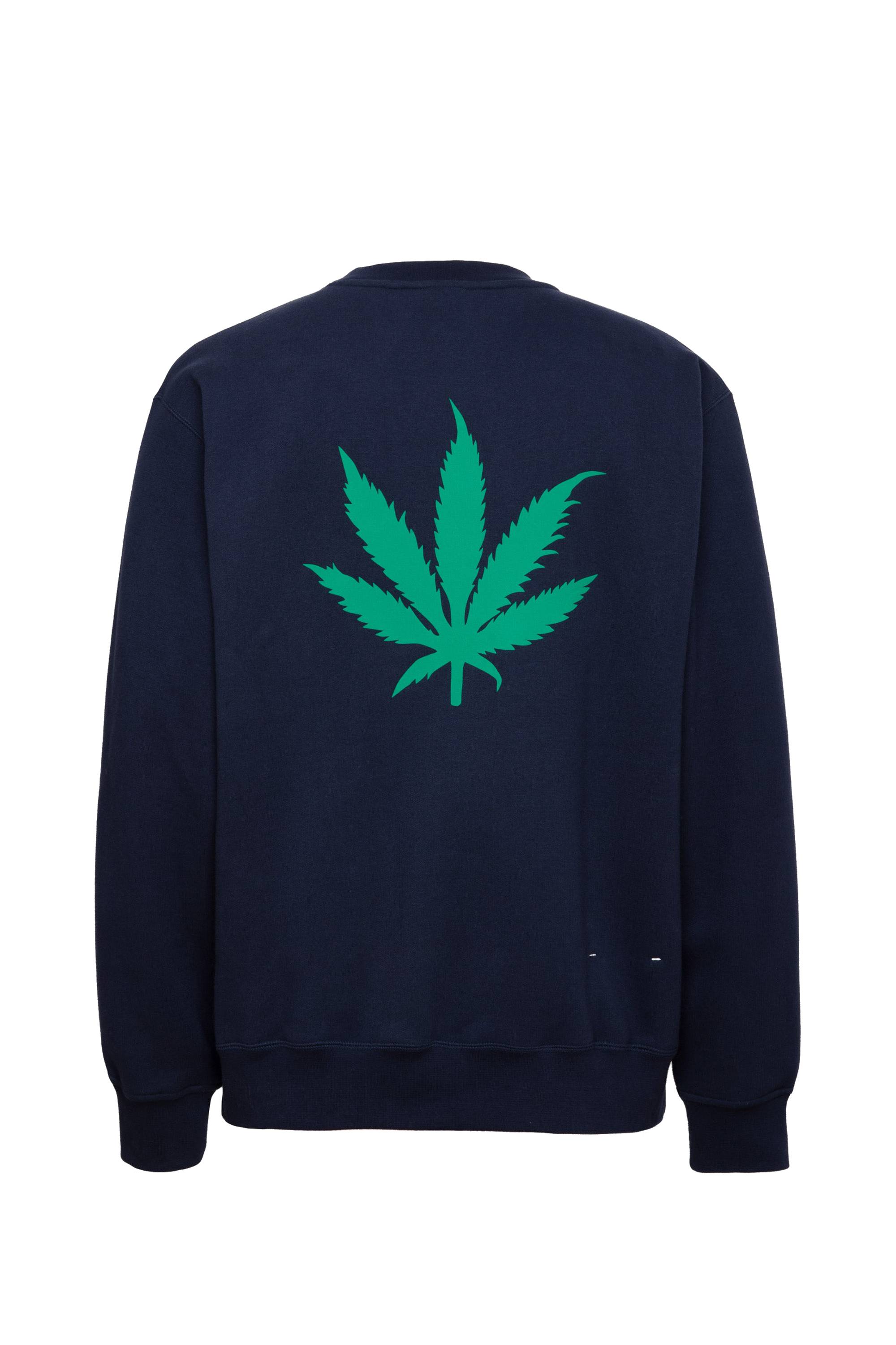 Sweatshirt unisexe Sam Cana en coton - Encre & Vert Golf