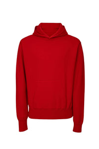 Sascha unisex cashmere hoodie - Pop red
