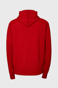 Sascha unisex cashmere hoodie - Pop red