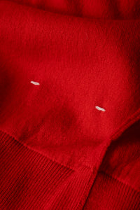 Sascha unisex cashmere hoodie - Pop red