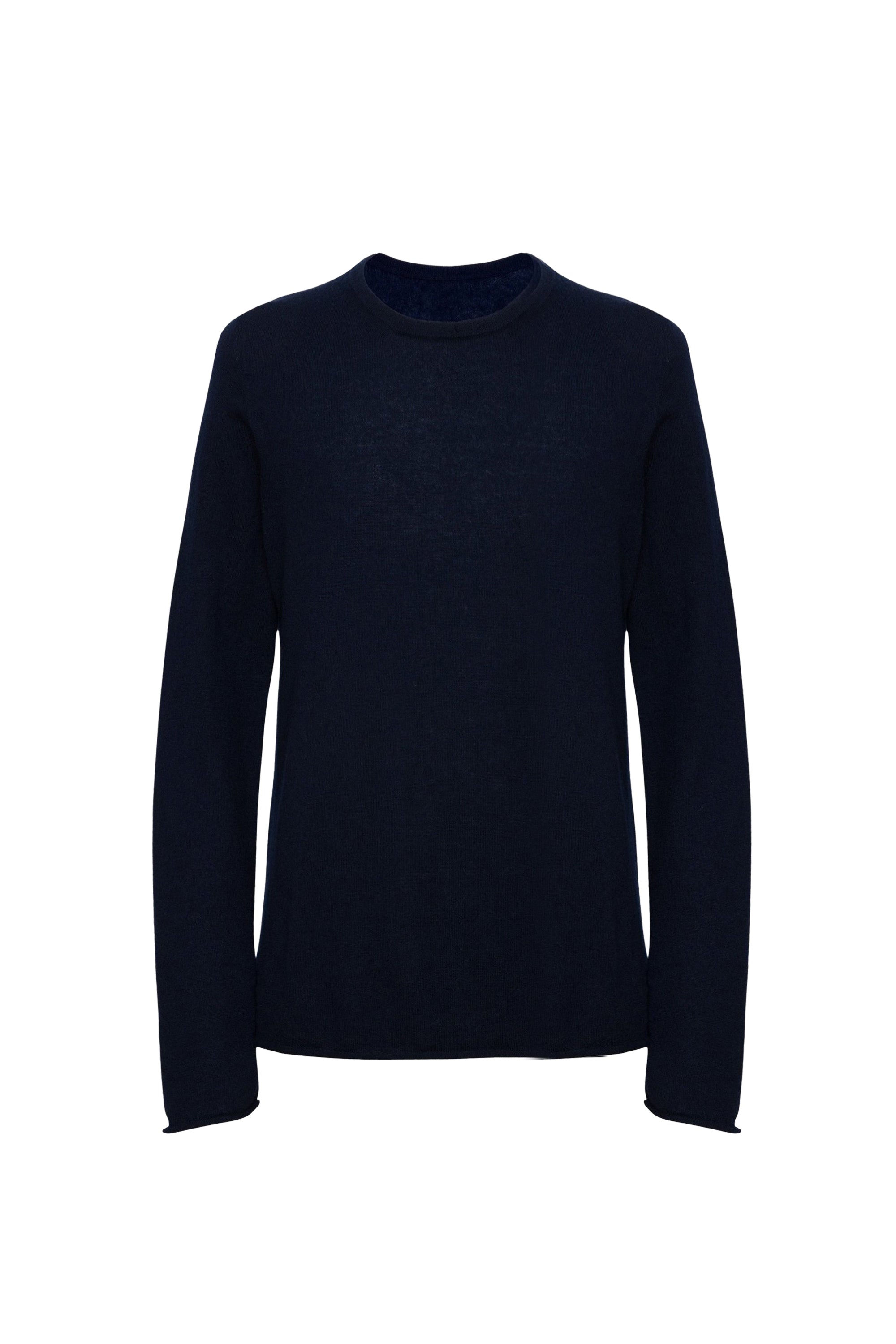 Pull unisexe Stephane en cachemire - Marine Profond