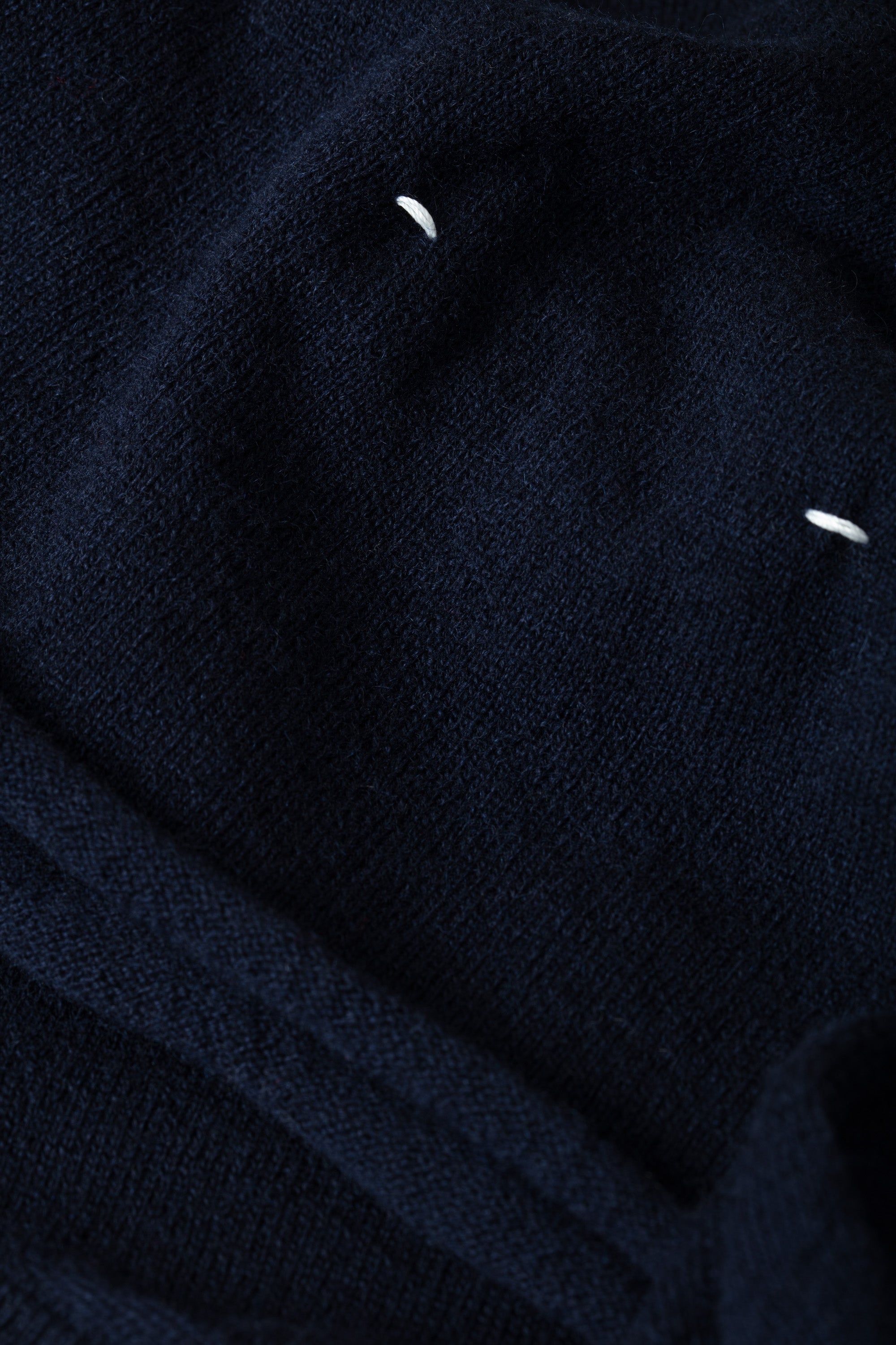 Pull unisexe Stephane en cachemire - Marine Profond