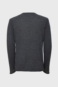 Pull unisexe Stephane en cachemire - Gris Derby