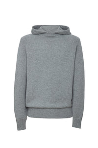 Sweat à capuche unisexe George en cachemire - Gris Clair