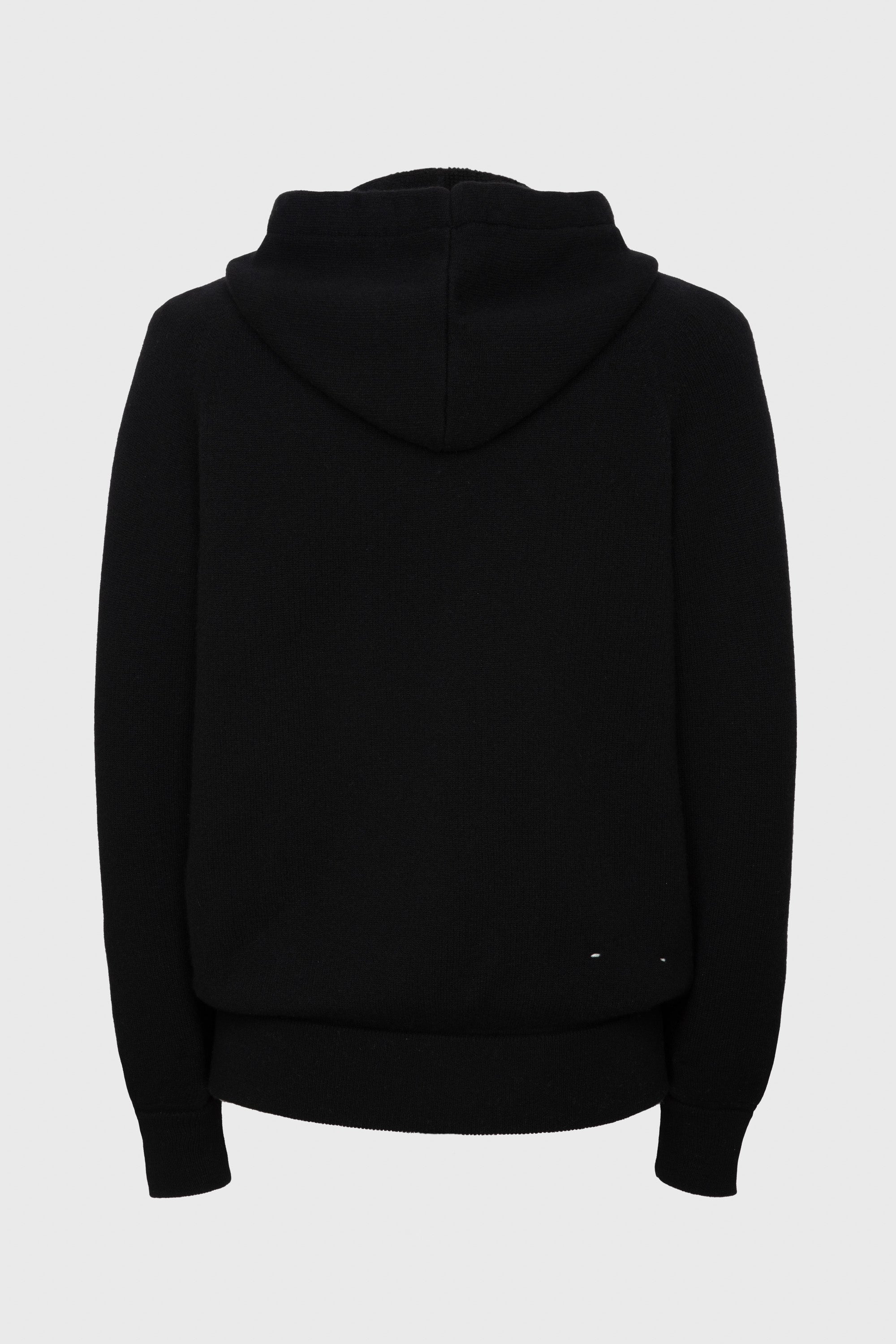 Sweat à capuche unisexe George en cachemire - Noir