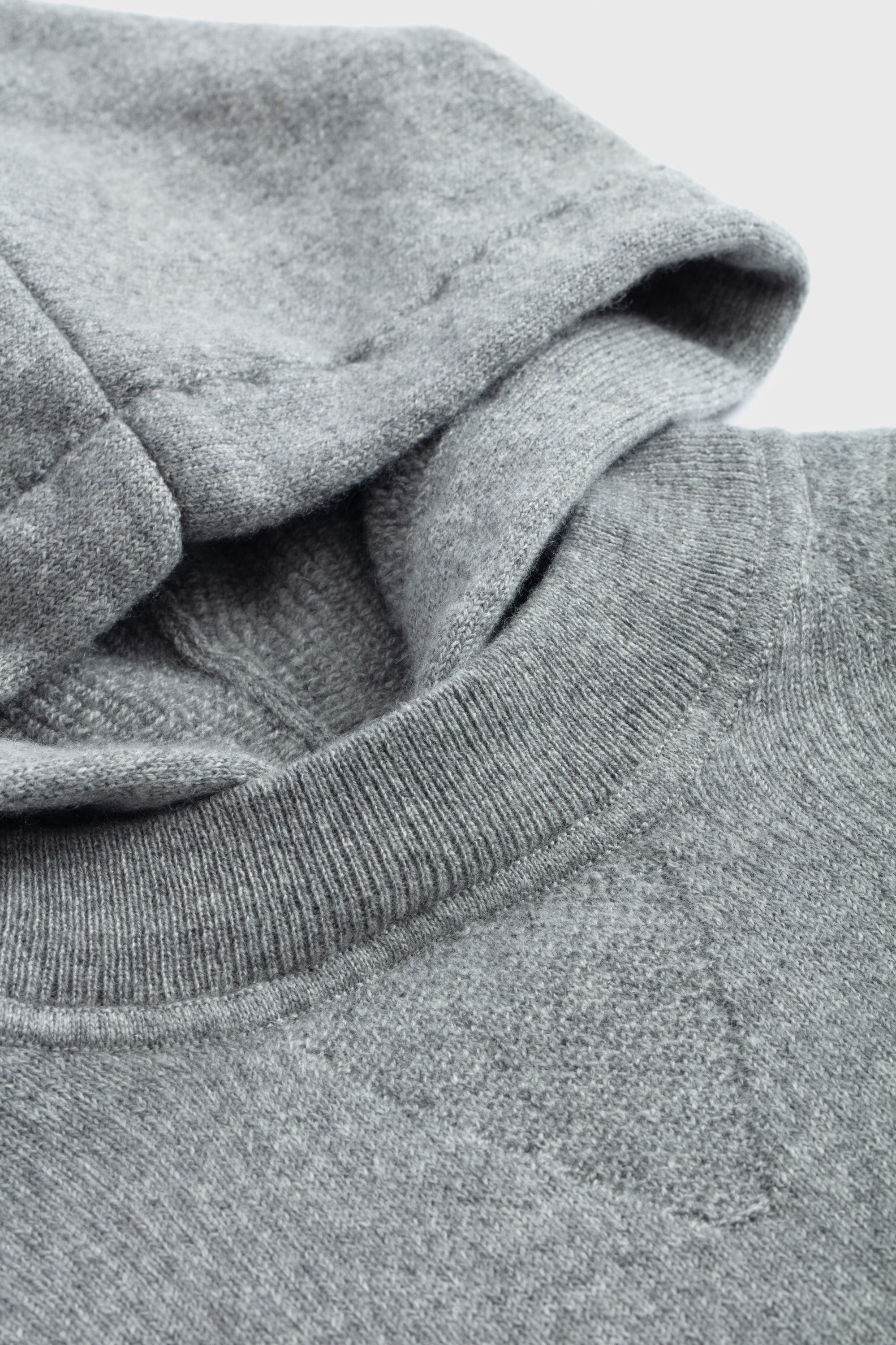 Sweat à capuche unisexe George en cachemire - Gris Clair