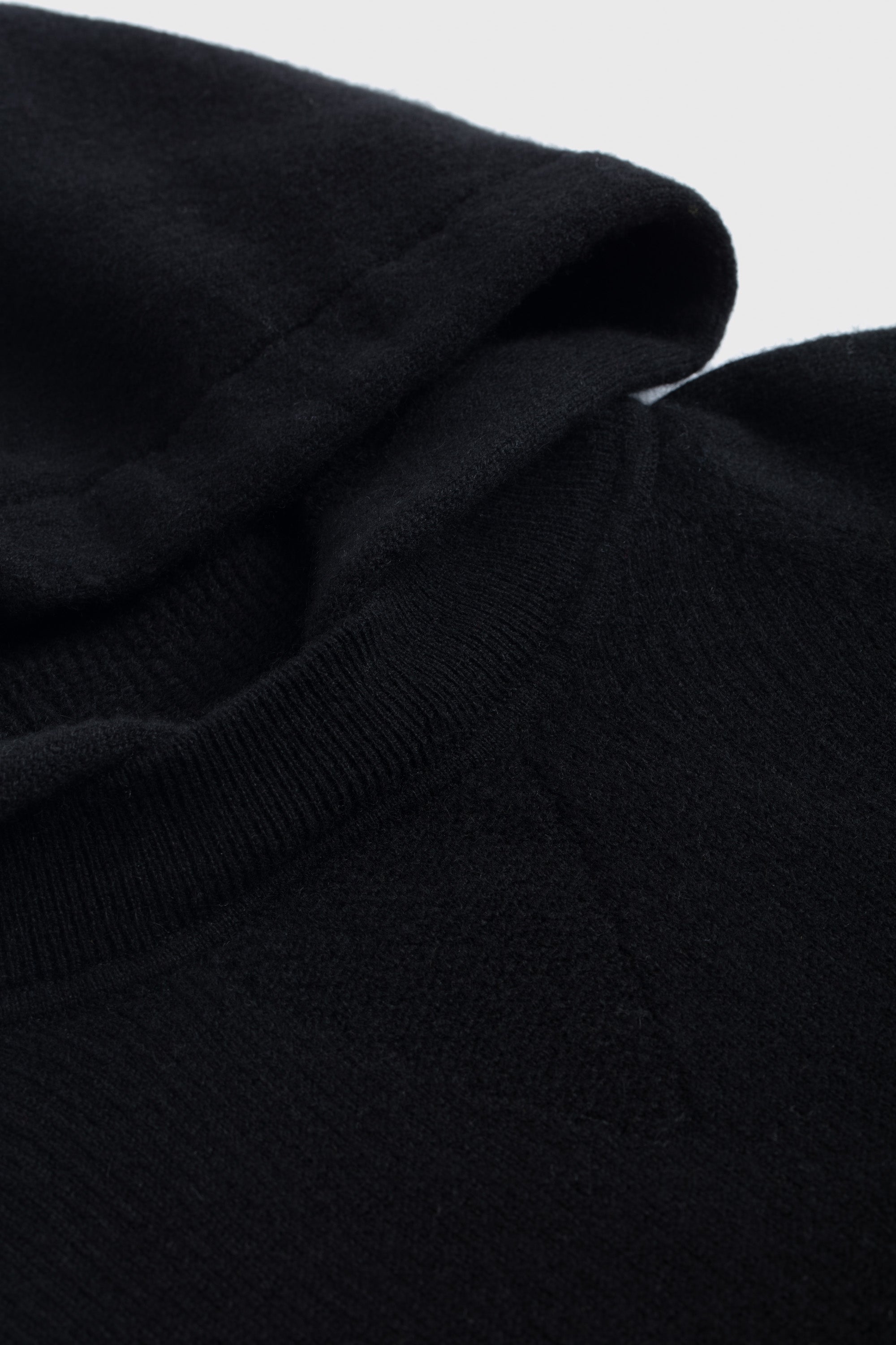 Sweat à capuche unisexe George en cachemire - Noir