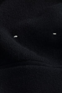 Sweat à capuche unisexe George en cachemire - Noir