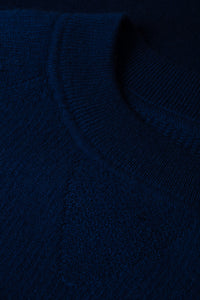 Pull unisexe Gwenn en cachemire - Bleu Pellat