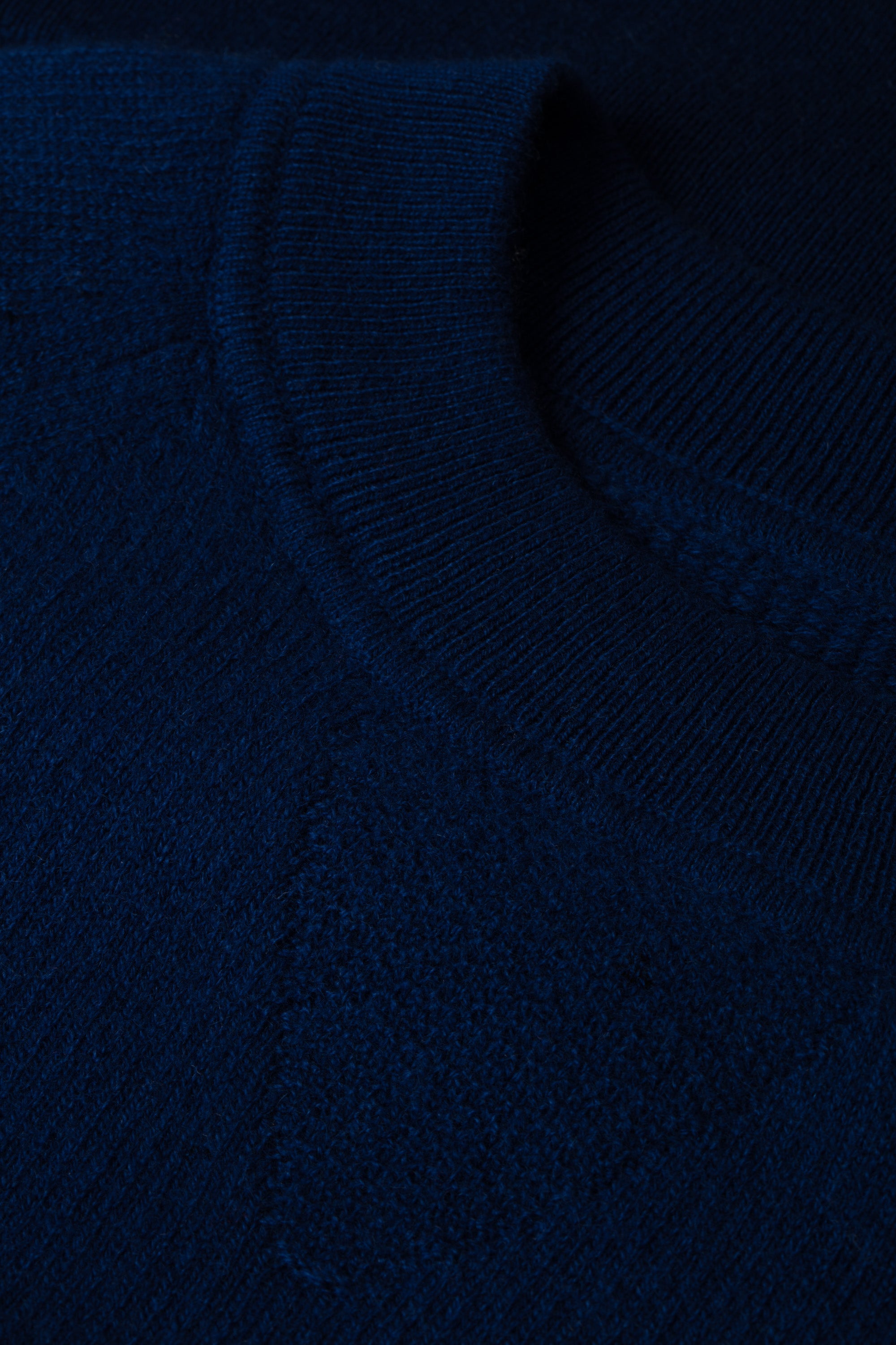Pull unisexe Gwenn en cachemire - Bleu Pellat