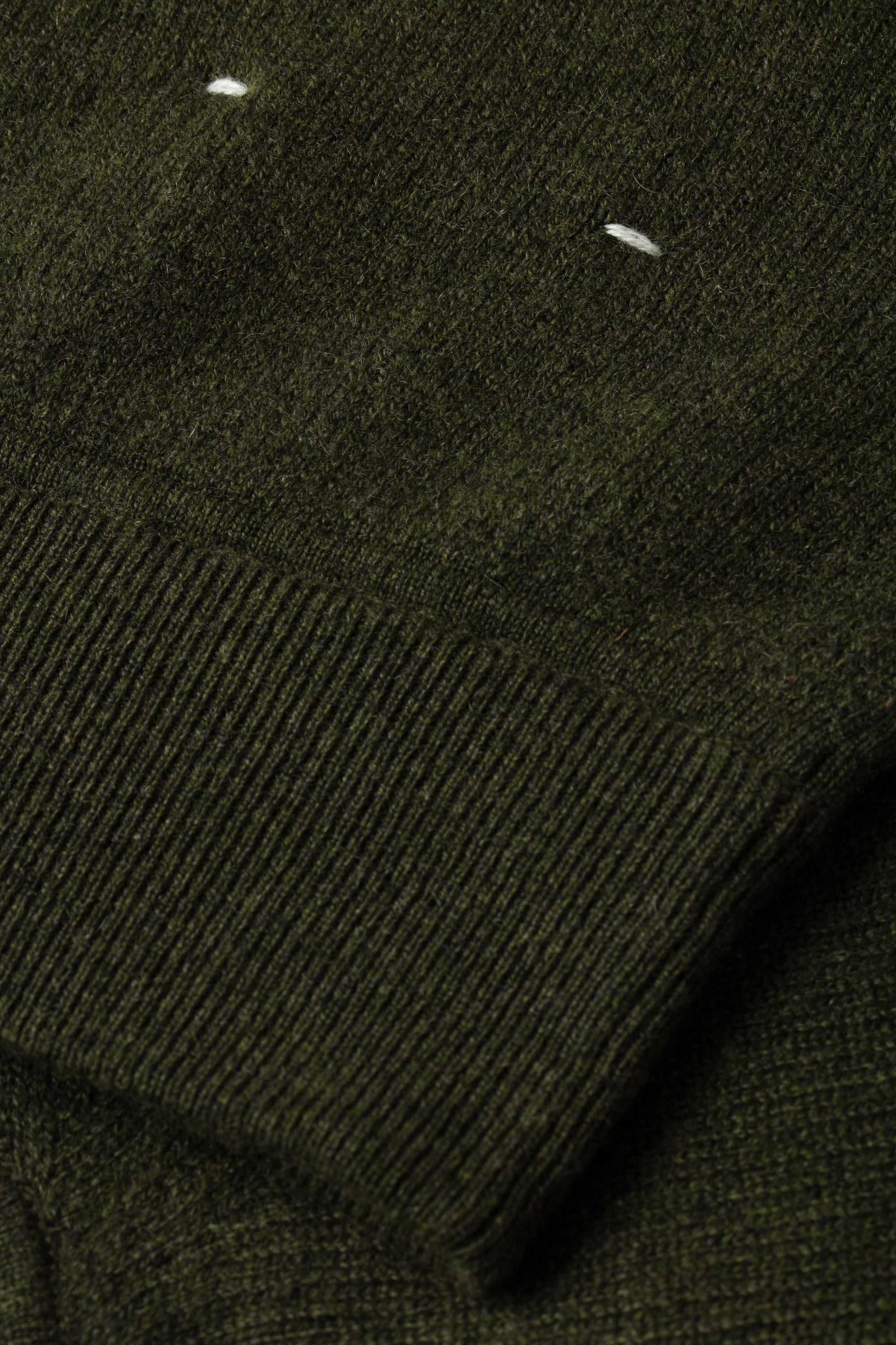 Pull unisexe Gwenn en cachemire - Kaki Chine