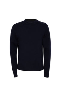 Pull unisexe Marin en laine - Encre & Noir