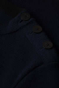 Pull unisexe Marin en laine - Encre & Noir