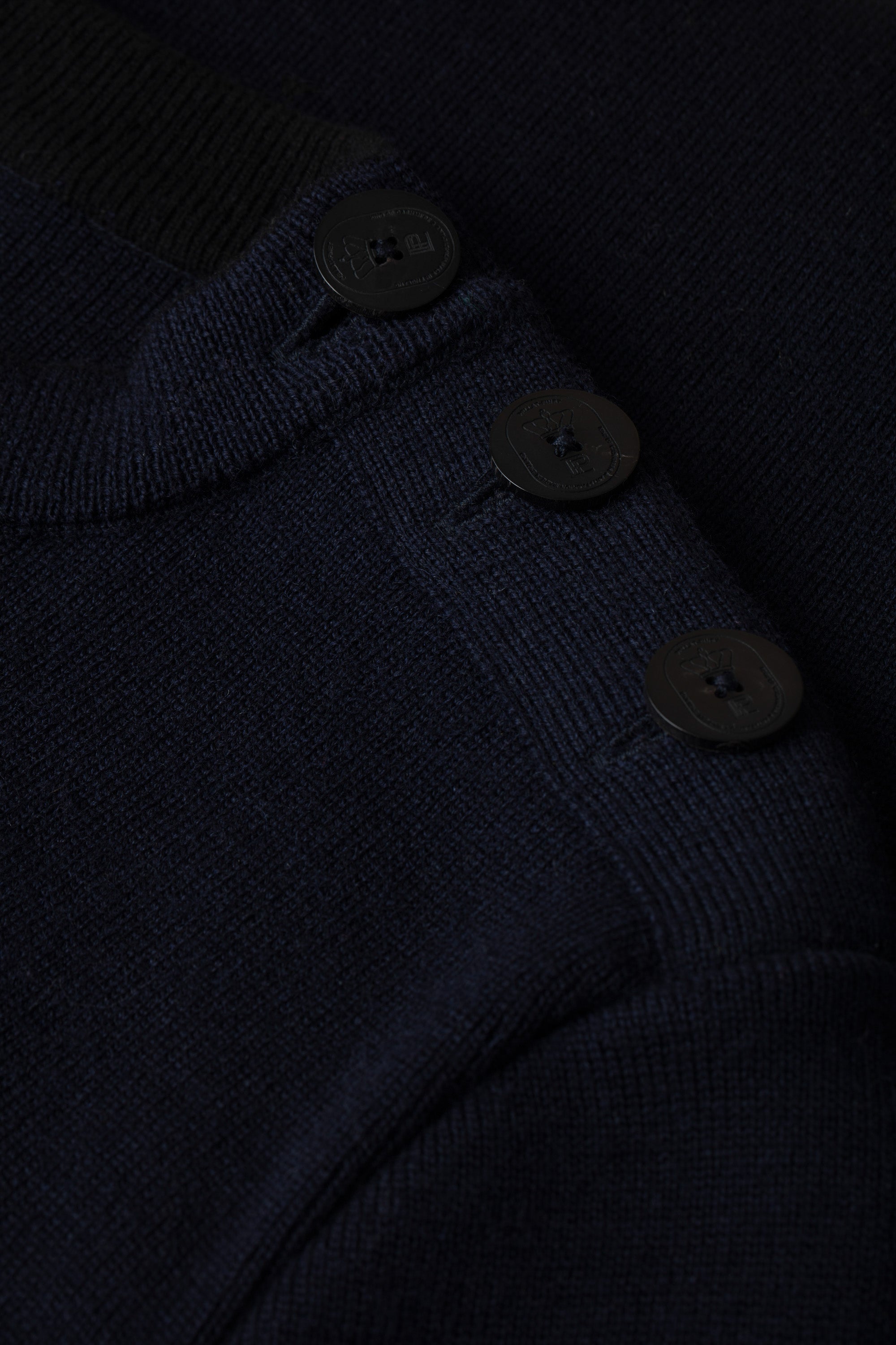 Pull unisexe Marin en laine - Encre & Noir