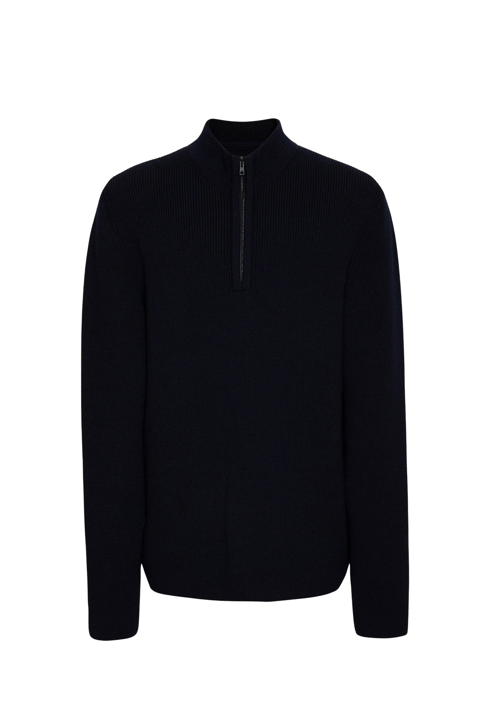 Pull unisexe Tempête en laine & cachemire - Encre & Noir