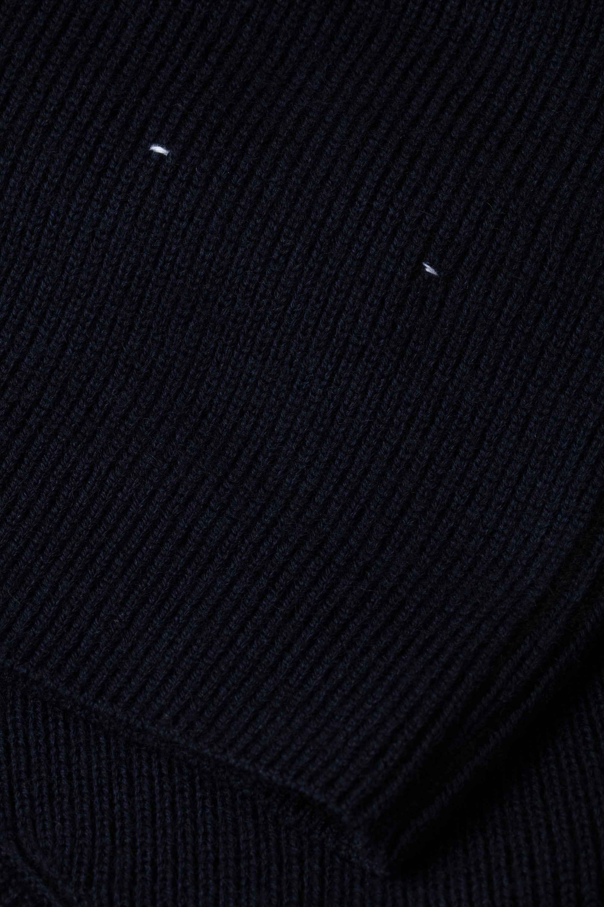 Pull unisexe Tempête en laine & cachemire - Encre & Noir