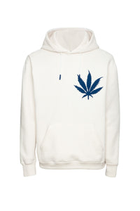 Sweat à capuche unisexe Jackie Cana en coton - Lait & Bleu Pellat