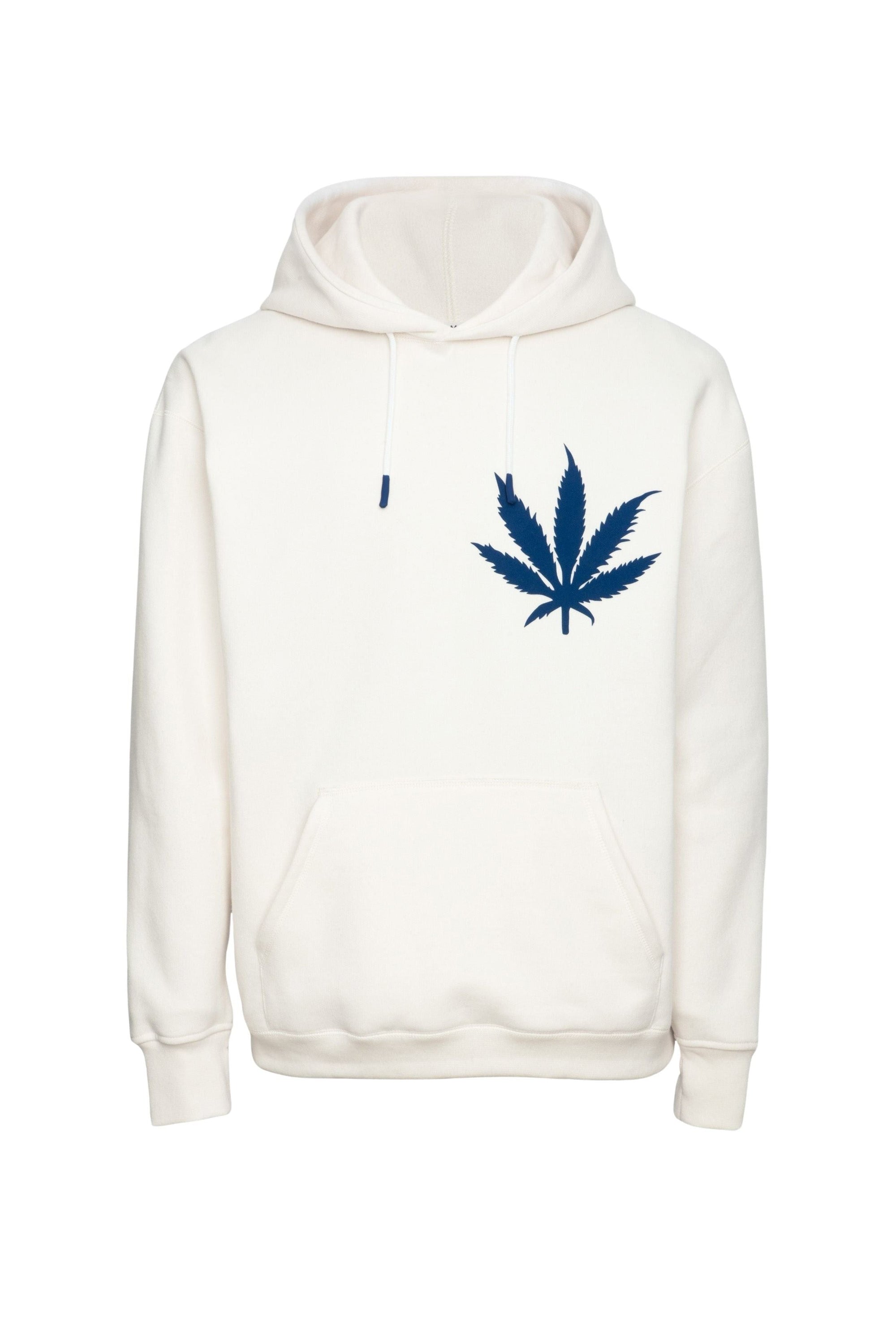 Sweat à capuche unisexe Jackie Cana en coton - Lait & Bleu Pellat