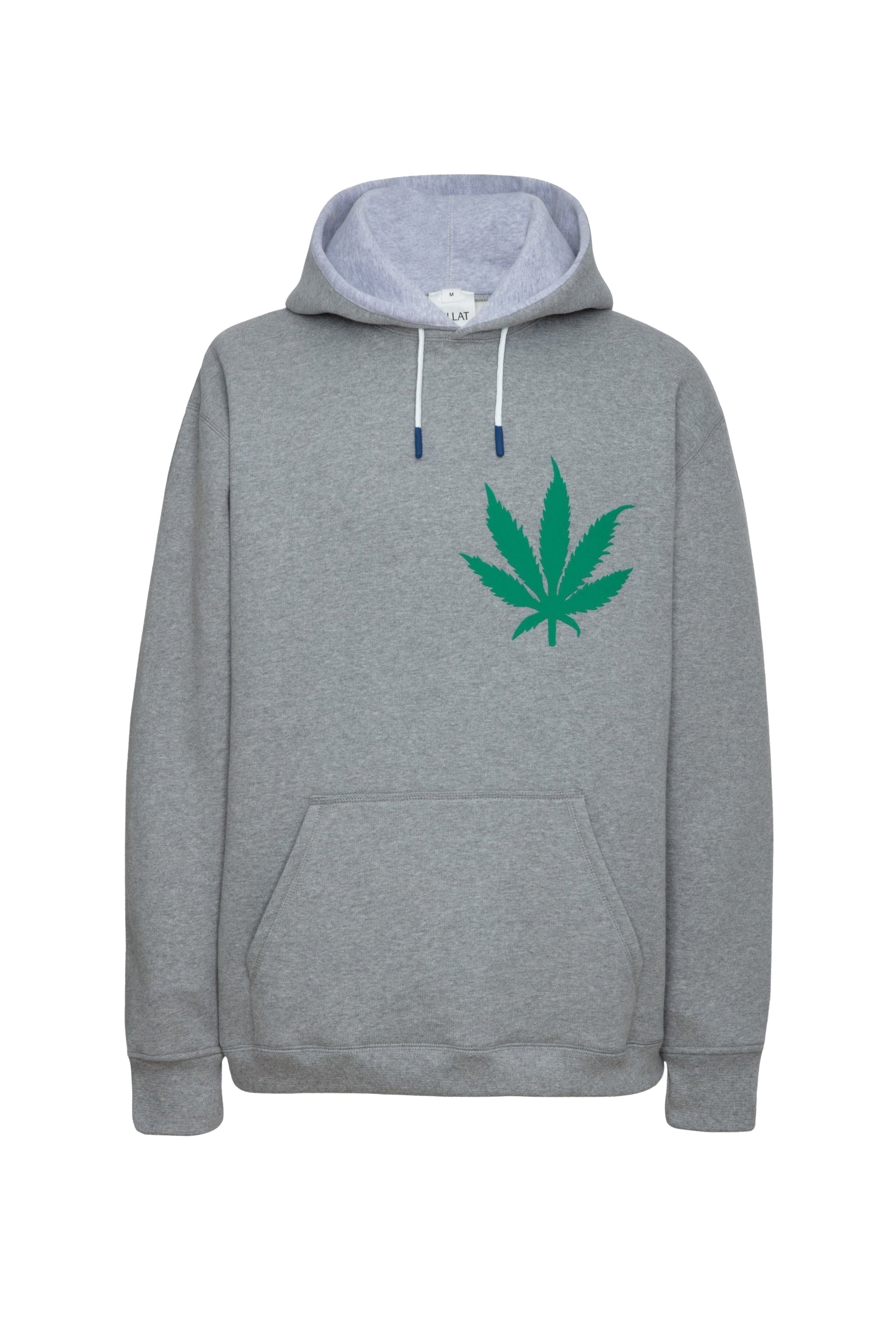 Sweat à capuche unisexe Jackie Cana en coton - Gris & Vert Golf