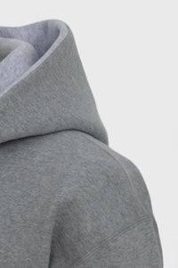 Sweat à capuche unisexe Jackie Cana en coton - Gris & Vert Golf