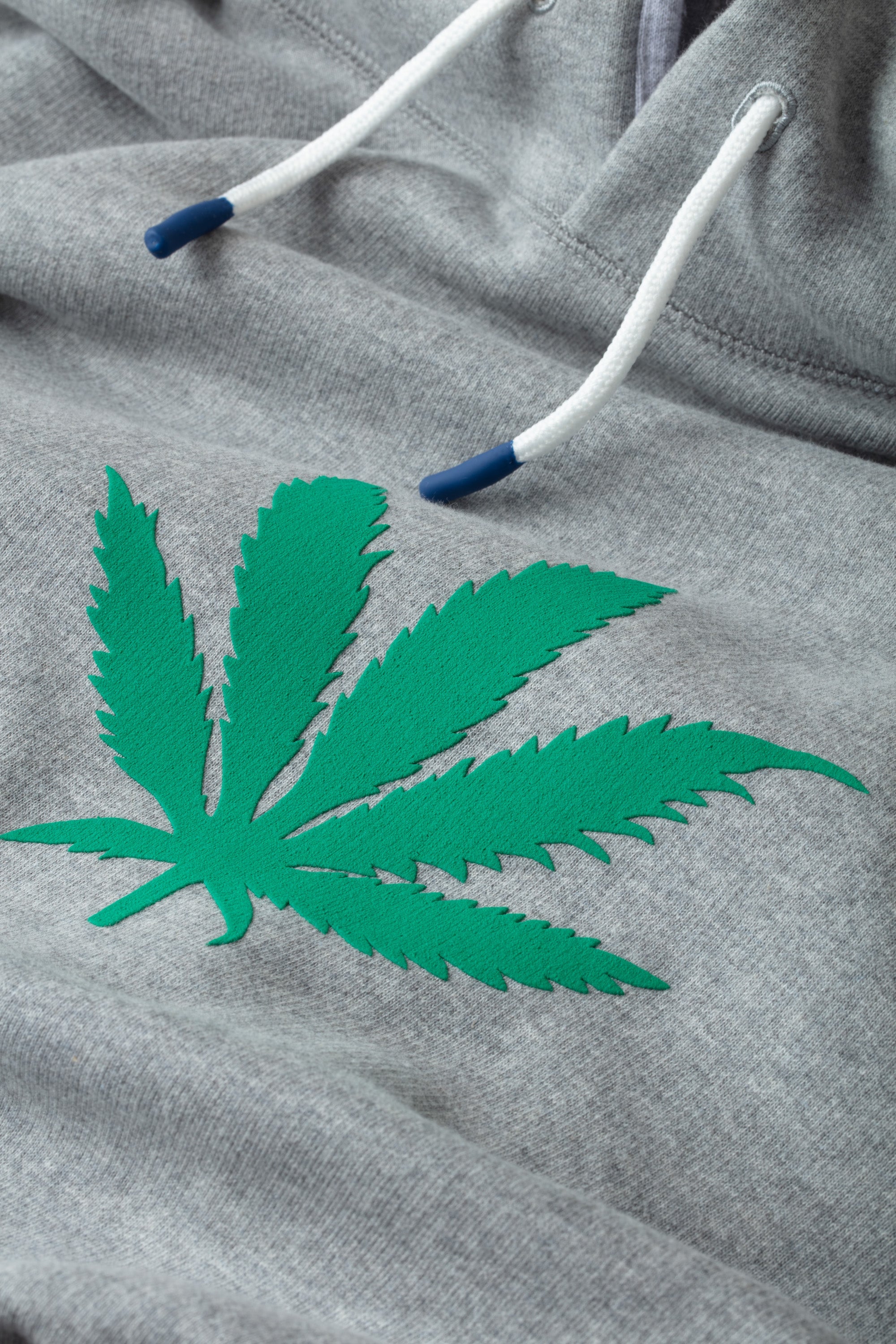 Sweat à capuche unisexe Jackie Cana en coton - Gris & Vert Golf