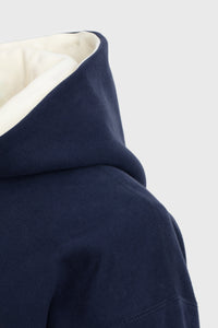 Jackie Cana unisex cotton hoodie - Ink & Yellow