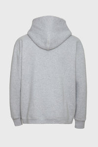 Sweat à capuche unisexe Jackie en coton - Gris Clair & Lait